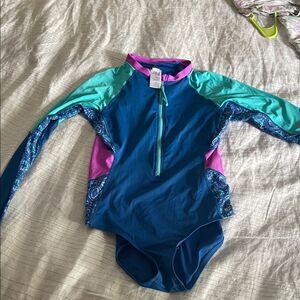 Ladies Swim  - Blue and Pink